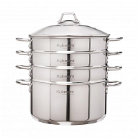 Мантоварка 3-х секционная 6л 26см со стек крышкой Кукмара