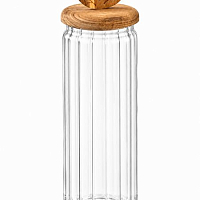 Банка для сыпучих продуктов 8*20см Nut