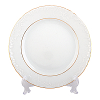 Набор тарелок 25см 6шт Repast Rococo Золотая полоса