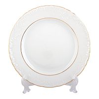 Набор тарелок 25см 6шт Repast Rococo Золотая полоса