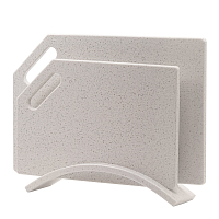 Набор досок на подставке 2шт Мрамор Mastony