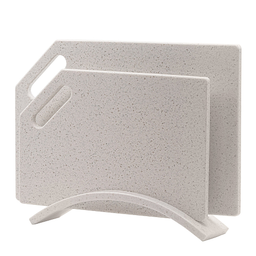 Набор досок на подставке 2шт Мрамор Mastony