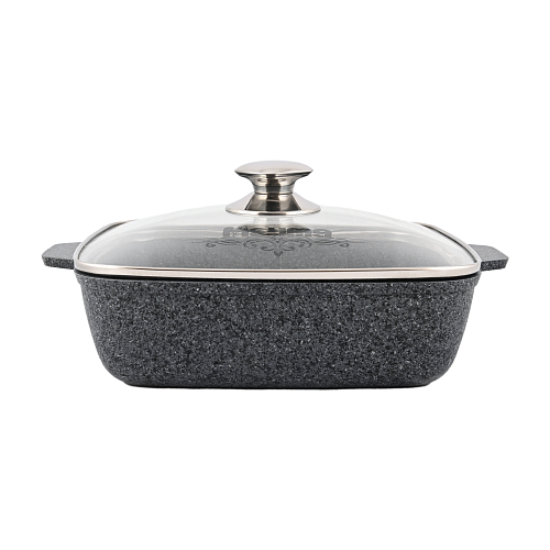 Жаровня квадратная 26*26см 3л Premium grey Мечта