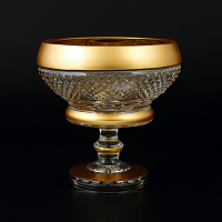 Варенница 12,8см н/н хрусталь с золотом Фелиция Crystal HeArt