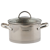 Кастрюля 18см 2,6л с/кр Hoffmann