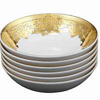 Набор розеток 11см 6шт Favolla Creme Gold PBC Falkenporzellan
