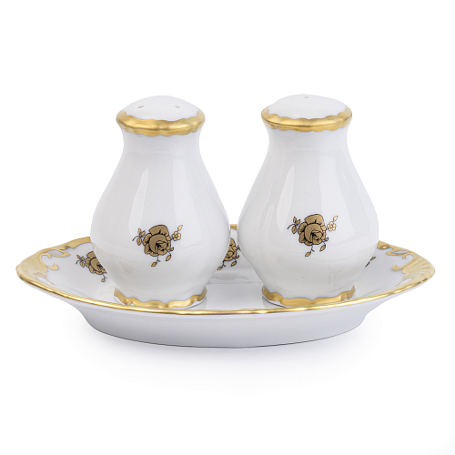 Набор для специй 3пр Золотая Роза Queen's Crown