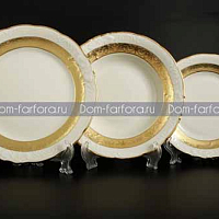 Набор тарелок 18пр Фредерика Cream Мам Декор Carlsbad