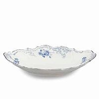 Блюдо для хлеба 34см Синие розы (2 шт кор) Bernadotte