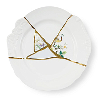 Тарелка 27,5см Kintsugi Seletti