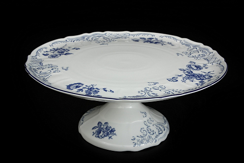 Тортница н/н 32см Синие розы Тортница н/н 32см Синие розы