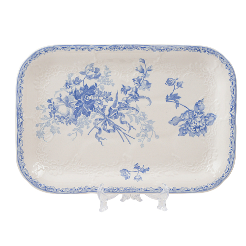 Поднос 30,5*20,5см Blue Flowers