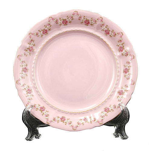 Набор тарелок 19см 6шт Соната розовая