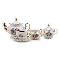 Сервиз чайный 6пер 15пр Аристократ Мадонна Queen's Crown