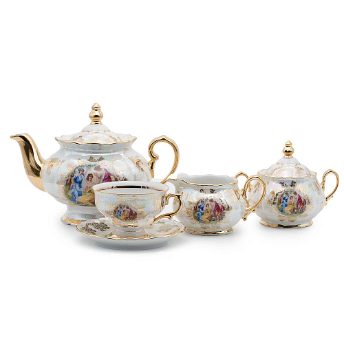 Сервиз чайный 6пер 15пр Аристократ Мадонна Queen's Crown Сервиз чайный 6пер 15пр Аристократ Мадонна Queen's Crown