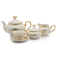 Сервиз чайный 6пер 15пр Доминик слоновая кость Мария Луиза Thun