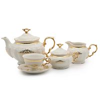 Сервиз чайный 6пер 15пр Доминик слоновая кость Мария Луиза Thun