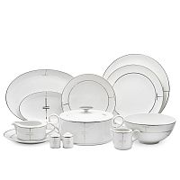 Сервиз столовый 6пер 26пр с супником Candy Line White Platin Falkenporzellan