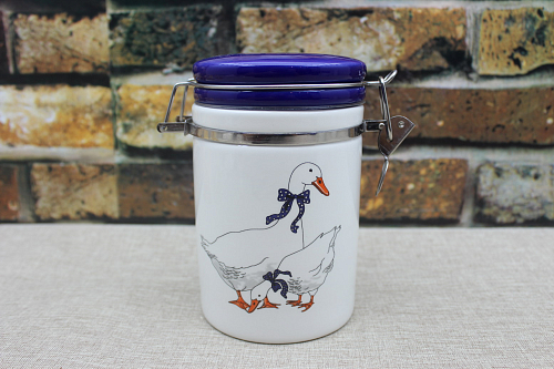 Банка для сыпучих продуктов Гуси (кор=24шт)