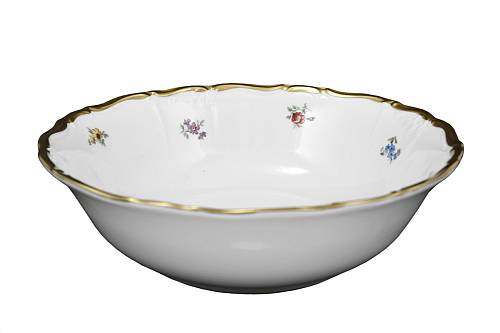 Салатник 23см 1шт Мария Луиза Белая матовая Carlsbad