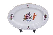 Блюдо овальное 36см Лопух (3шт кор) Bernadotte
