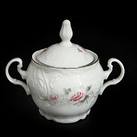 Сахарница 300мл Серая роза PL