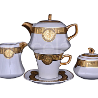 М/З Сервиз чайный 6пер 15пр квадро Медуза