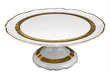 Тортница 32см н/н Золотая лента слоновая кость Мария Луиза Thun