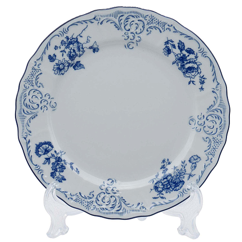 Набор тарелок 21см 6шт Синие розы Bernadotte