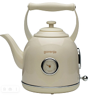 Чайник электрический бежевый Gorenje 