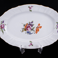 Блюдо овальное 26см Лопух (5шт кор) Bernadotte