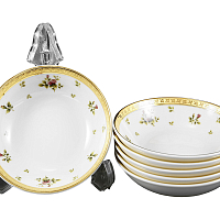 Набор розеток 11см 6шт Constanza Creme Primavera Gold Falkenporzellan