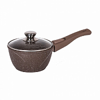 Ковш 1,7л со стек крышкой Гранит brown Мечта
