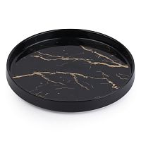 Набор тарелок 20,5см 2шт черные Fantasy