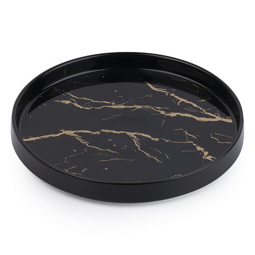 Набор тарелок 20,5см 2шт черные Fantasy