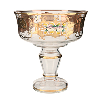 Конфетница 20см золото Star Crystal