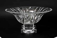 Фруктовница 33см на ножке Flame AS Crystal