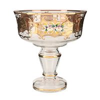 Конфетница 20см золото Star Crystal