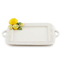 Поднос прямоугольный 47*33см Лимон Annaluma
