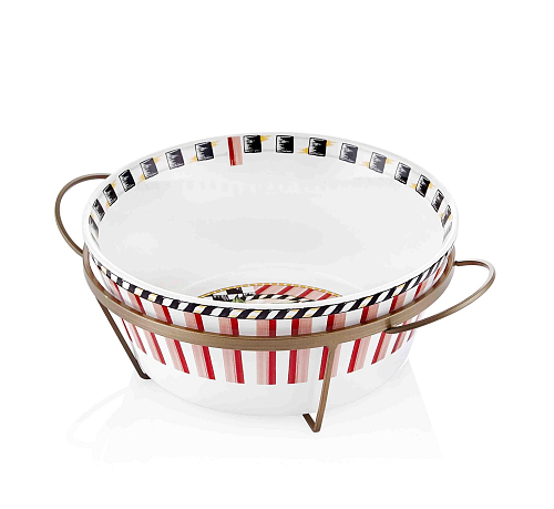 Салатник на подставке 23cm Jardin