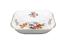 Салатник 16см квадратный 1шт Полевой цветок