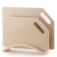 Набор досок на подставке 2шт Мрамор Mastony