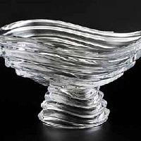 Фруктовница 30,5см на ножке Wave Crystalite Bohemia