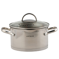 Кастрюля 20см 3,6л с/кр Hoffmann