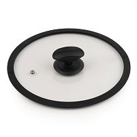 Крышка 24см стекл с силик ободком Weller Rondell