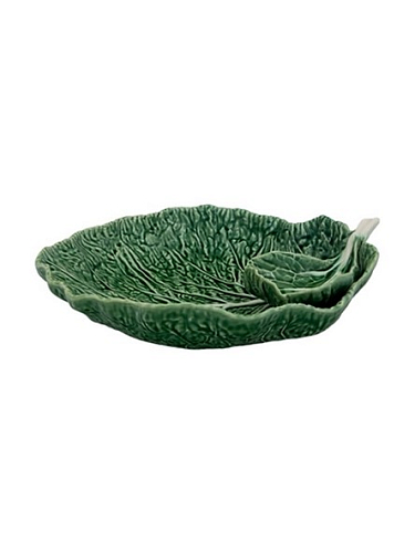 Блюдо для закусок и соуса 34см Капуста green Bordallo Pinheiro