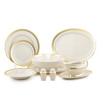 Сервиз столовый 6пер 25пр без супника Constanza Creme Gold 9349 Falkenporzellan