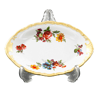 Набор для специй 3пр Мейсенский букет Queen's Crown