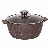 Кастрюля 3л с крышкой Гранит Brown Мечта