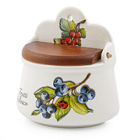 Банка 18см с деревянной крышкой Лесные ягоды Nuova Cer